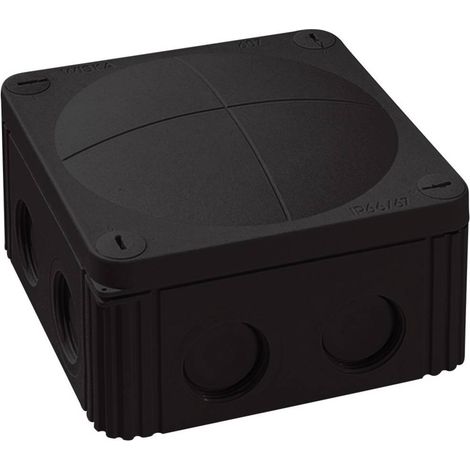 Wiska 10060648 Cassetta di derivazione (L x L x A) 110 x 110 x 66 mm Nero IP66/IP67 1 pz. (1/2)