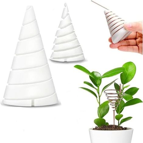 Jig pour antenne en fil de cuivre de jardinage - Bobines d'électroculture qui font du gabarit, moule multifonction pour enroulement de fils en spirale (plastique) (1/5)