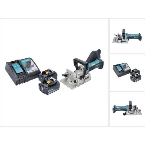Makita DPJ 180 RM 18 V 100 mm a batteria + 2x batteria ricaricabile 4,0 Ah + kit di ricarica