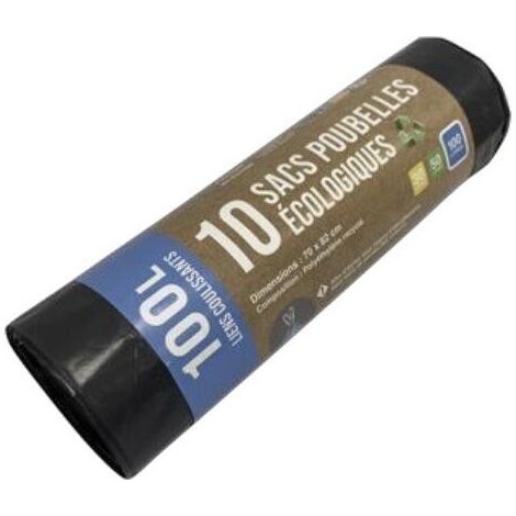 bolsas de basura negras de 100 litros SANS MARQUE