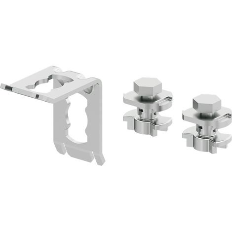 Angle de 90 degrés Prevista Dry Plus 8415.1 en acier galvanisé 62x62mm