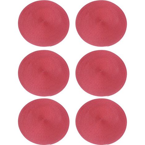 Wärmeisolierende Platzsets Untersetzer hitzebeständig 6 Stück für den täglichen Gebrauch (1/5)