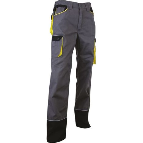Pantalones de trabajo LMA SECHOIR talla 46 gris/negro/amarillo cero metal