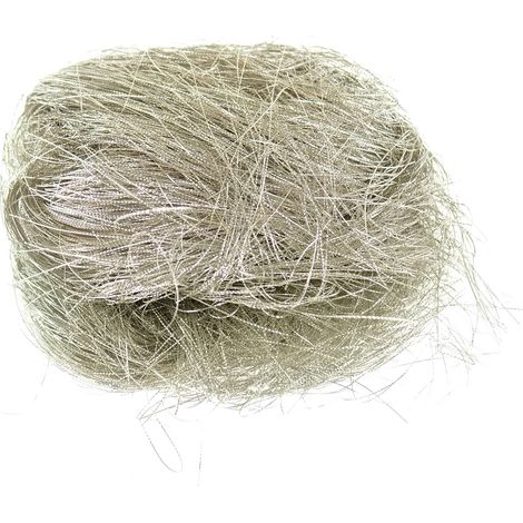 Weihnachtslametta Perle Beige gestanzt aus Kunststoff - 20 Gramm (1/2)