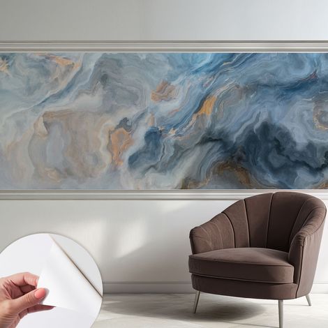 Fotomurale adesivo - parete decorativa - decorazione casa - stile moderno parete - Astrazioni colorate 250x104 cm (1/5)