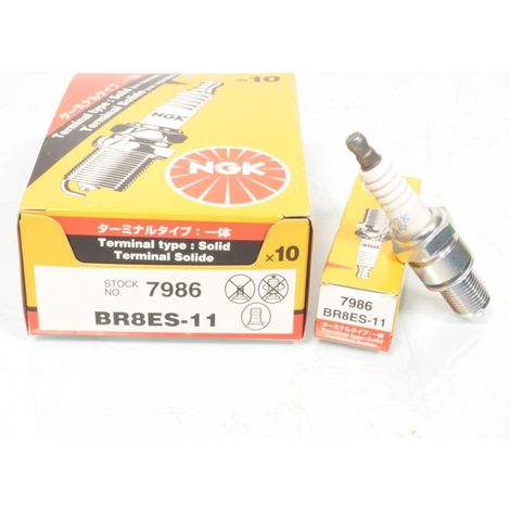 Zündkerze NGK für Auto BR8ES11 / 7986 / 10 Stück Neu (1/4)