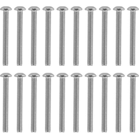 50 vis à tête cylindrique creuse, acier galvanisé M4, adaptées aux instruments de précision et aux équipements électroniques. 2802-0004-0035 (1/5)