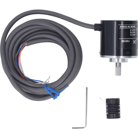 Encodeur rotatif 600P/R E6B2-CWZ6C en acier inoxydable, haute précision AB 2 phases pour usage industriel et commercial DC5-24V (1/5)