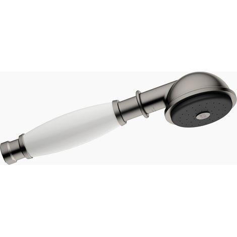 Dornbracht MADISON ducha de mano de metal con mango de porcelana,