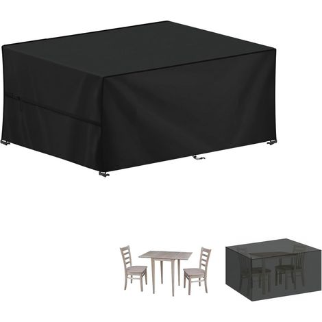 Housse Salon de Jardin Exterieur, Housses Table de Jardin 420D Tissu Oxford Bâche Table Jardin, Housse Protection Table Jardin, Imperméable Housses pour Table de Jardin, 100x60x74cm (1/5)