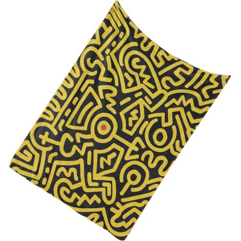 Couverture personnalisée Keith Haring BL694-3, 150x200 cm, motif artistique, jeté de canapé ou lit, douce et confortable (1/3)