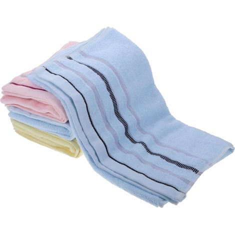 Pieces Thick and Comfortable Cotton Bath Towels Absorbent