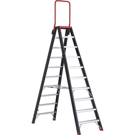 Altrex, Escabeau de sécurité, accès 2 côtés, 2 x 10 marches
