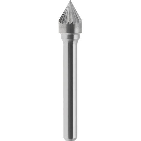 Lima rotativa hm conica 60 gradi standard 10x8 mm gambo 6 Fervi j10sc6