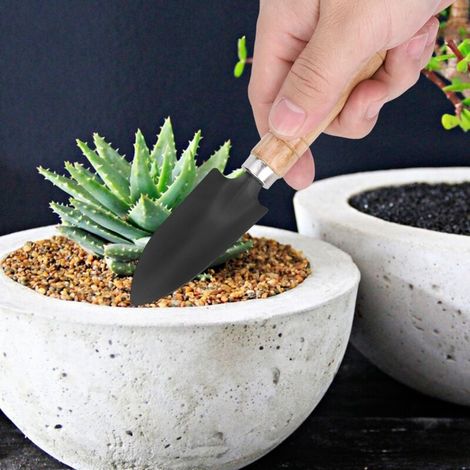 3-teiliges Mini-Gartenwerkzeug-Set für Pflanzen – Schaufel, Kralle, Rechen für Blumen und zum Pflanzen