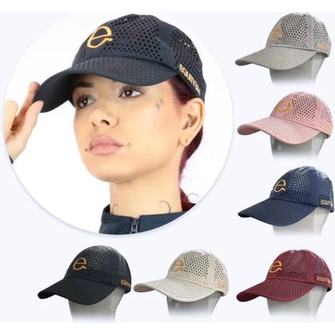 Unica, Rosa: Unisex Drilled Cap mit halbsteifem Schirm und perforiertem Stoff (1/5)