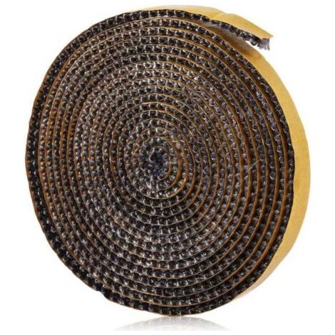 Joint Insert Cheminée Auto-Adhésif, Joints Tressés Résistants à la Chaleur pour Poêle et Cheminée (3mm x 10mm x 2m) (1/4)