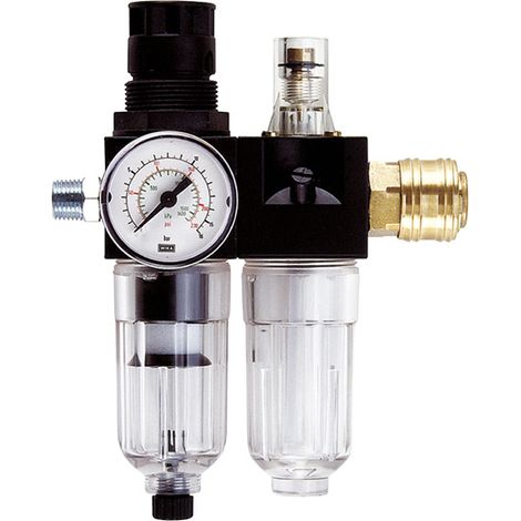 Einhell 4135001 Filtro riduttore con lubrificatore R 1/4 per compressori