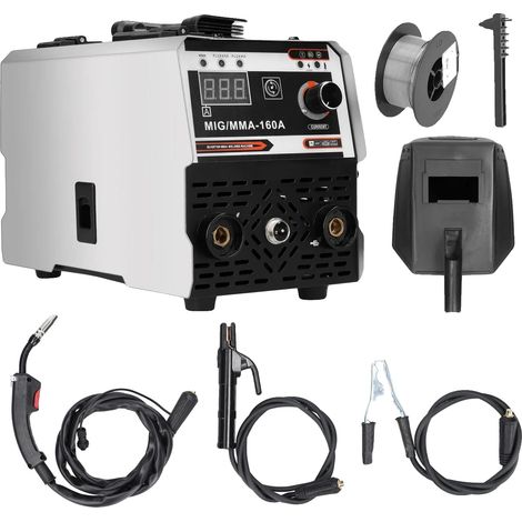 Saldatrice 2 in 1 MIG/MMA, con display digitale, colore bianco. (1/2)