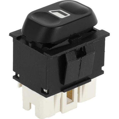 Elektrischer Fenster Schalter Vorne Rechts Beifahrerseite Auto Fensterheber Schalter Nr.6552Z7 Fenstersteuerschalter für Peugeot 406 Partner Schwarz (1/5)