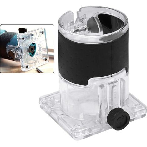 Machine à rogner base pour le travail du bois petite machine Luo capot transparent machine à graver capot de protection botier 109x88x80MM (1/4)