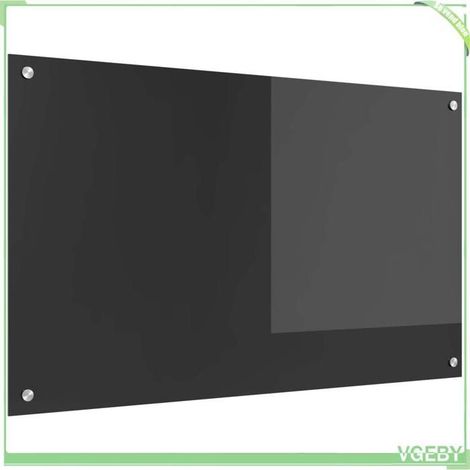 42001249 Protection de cuisine Gris foncé 100 x 60 cm verre trempé (1/5)