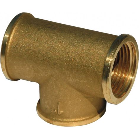TE 90° LAITON 130L FFF 1/2''  RENSON