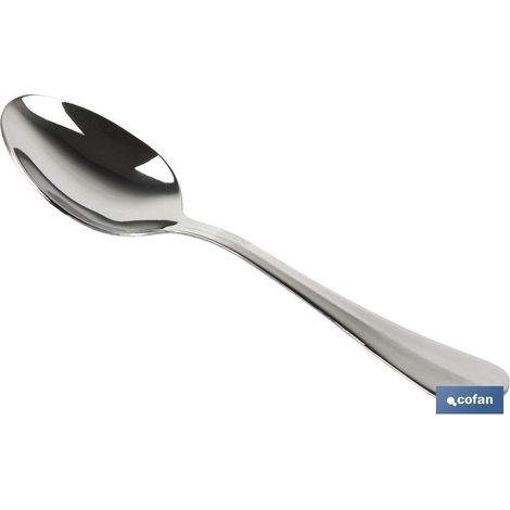Bl 2 unités INOX Cuillère à Dessert C-18/0 Modèle Bologne 2 mm (1/2)