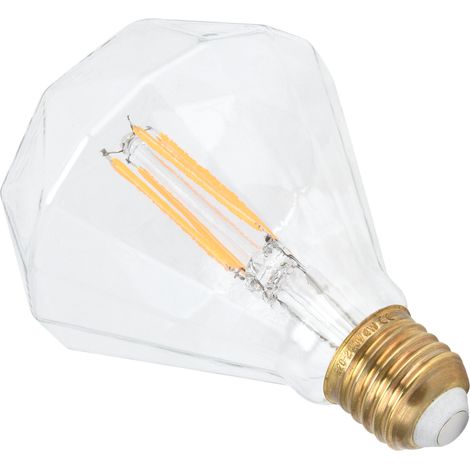 Ampoule LED E27 4W à filament décoratif vintage pour lustre ou applique murale, 220V, lumière chaude (1/5)