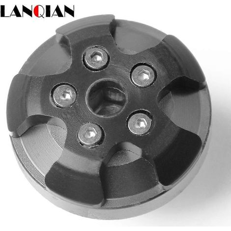 Aplicable a: YAMAHA TMAX500 530 550 MT07 MT09 MT125 FZ16 FZ-S150 R15 M-slaz150 Tapa de llenado de aceite de motor CNC para motocicleta, cubierta de llenado de combustible (gris) (1/5)