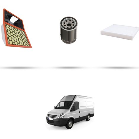 Kit tagliando 3 filtri compatibile con Iveco Daily IV 40C 14 3.0 CNG 100kw dal 2009 (1/5)