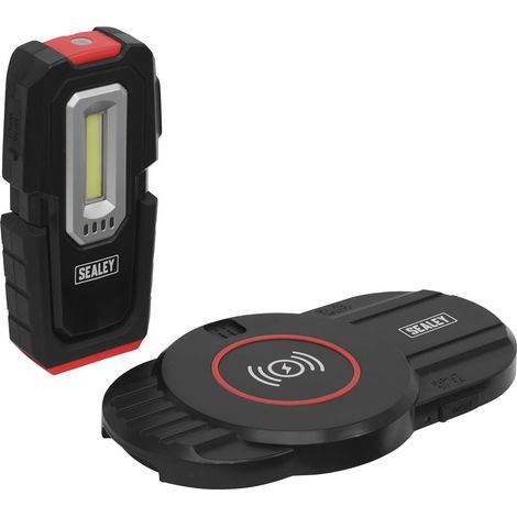 Sealey Inspection Light with Single Wireless Charging Base 3W COB & 1W SMD LED LEDWCBCOMBO1