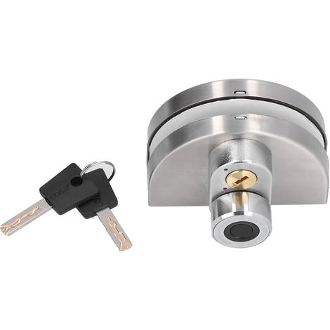 Serrure électronique intelligente à empreinte digitale pour porte vitrée de bureau ou de maison, batterie au lithium 3,7 V, porte simple (1/5)