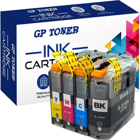 4x Brother GP-B223XL CMYK GP-Tinte (1/5)