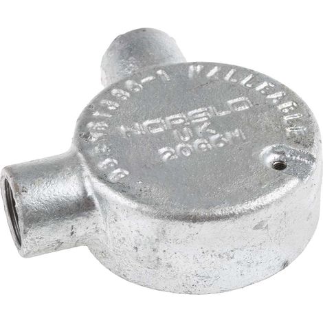 Raccord de gaine RS PRO, taille 20mm en Acier