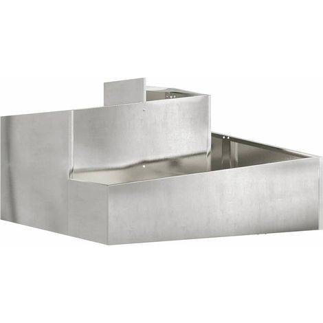 Maison Exclusive - Garten-Pflanzgefäß Silber 60 x 60 x 50 cm Edel