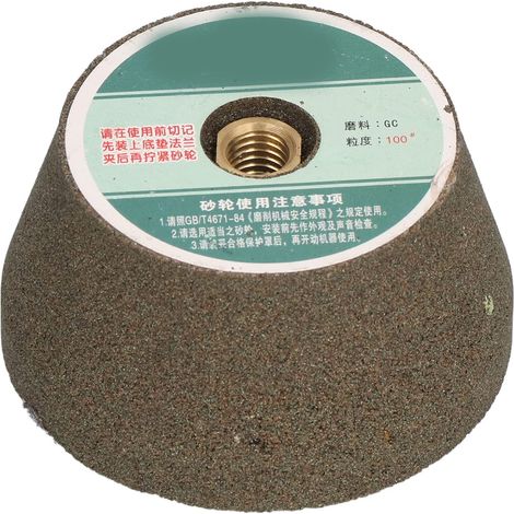 Roues et disques abrasifs Meules à rectifier pour meuleuse d'établi D'angle en Carbure de Silicium épaississent la Meule (100 Mesh) (1/5)