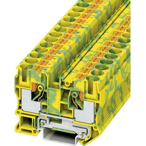 Bloc de jonction pour conducteur de protection à trois étages PT 10-PE Contenu: 1 pc(s) Phoenix Cont (1/2)