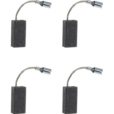 Lot de 2 paires de balais de carbone 5 x 8 x 15 mm avec coupure automatique compatibles avec les taille-haies électriques QUICAST 600 W GHT GHT600A1 (1/4)