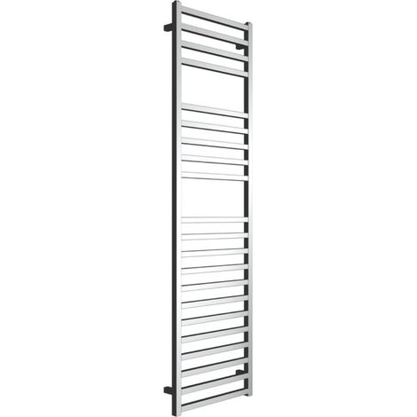 Termoarredo bagno scaldasalviette forma square calorifero termosifone cromo lucido finitura- cromo lucido - misure h1800xl500xi470 mm - confezione 1 (1/4)