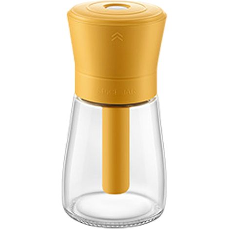 Saupoudreur à épices vide, distributeur précis de sel et de poivre, saupoudreur à épices portable pour la cuisine, fabriqué en matériaux robustes, 6,5 x 6,5 x 13 cm (1/5)