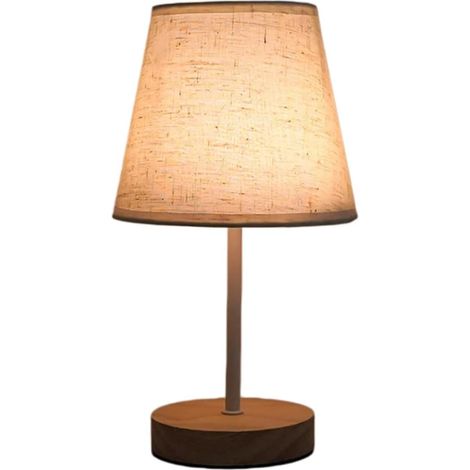 Mini lampe de table USB en bois massif, veilleuse d'ambiance LED (1/5)