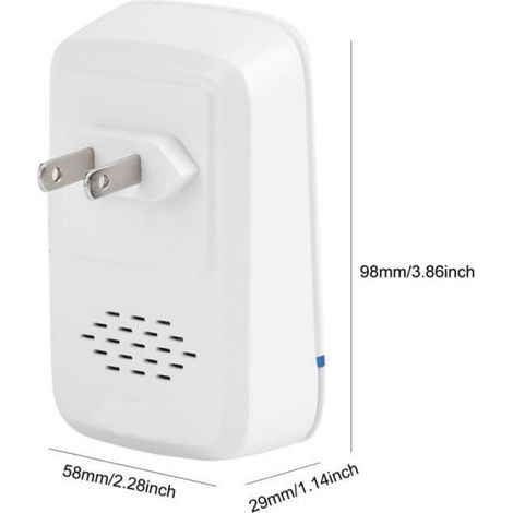 Elektronisches Ultraschallgerät aus Kunststoff zur Abwehr von Insekten, Mäusen, Mücken, Kakerlaken und Spinnen. (1/5)