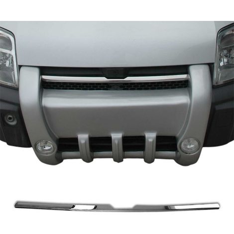 Moulure de Grille de Calandre Compatible avec Ford Tourneo Connect 2002-2006, Garniture Baguette de Calandre en Acier Inoxydable Argent (1/5)