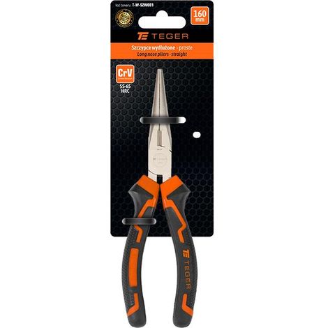 Pinze a becco lungo - dritte 160 mm / teger (1/3)