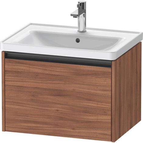 Duravit Ketho.2 mueble bajo lavabo suspendido, 1 extraíble,