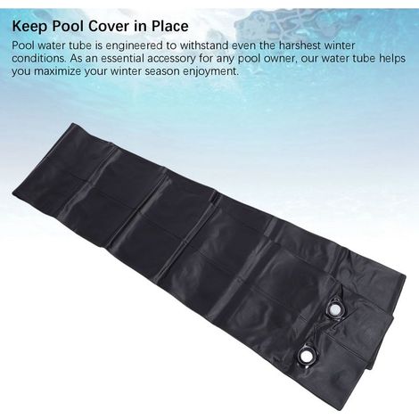 Tube de remplissage double chambre pour couverture de piscine PVC résistant, 91.7 inches (1/5)
