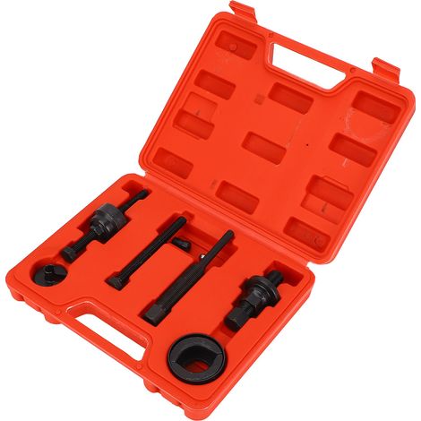 Estrattore per puleggia della pompa del servosterzo, set di attrezzi per l'installazione, in acciaio al carbonio, portatile, per rimozione e installazione.