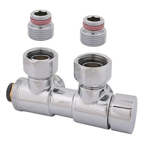 JS DUOPLEX KOMBIARMATUR DN15,1/2" ENTLEERB,ECKF,DN15,1/2",REINWEISS