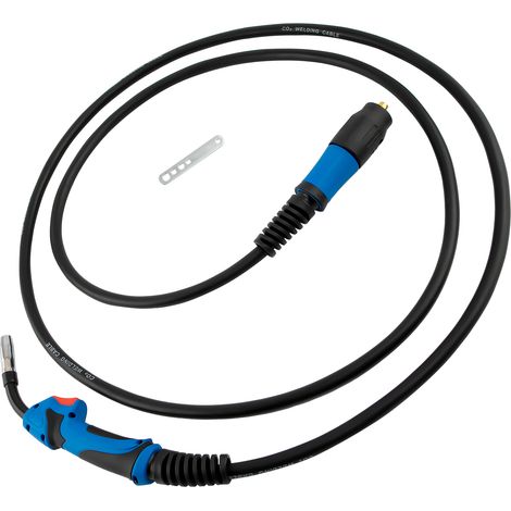 BFO – Torche de soudage MIG MAG 4 mètres – Connexion standard européenne – Débit gaz 10-18 l/min – Pour travaux intensifs - MB-15
